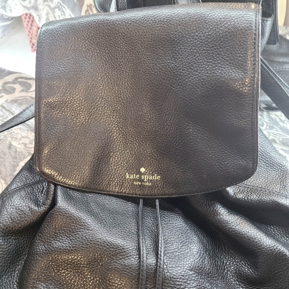 Authentic leather backpack
